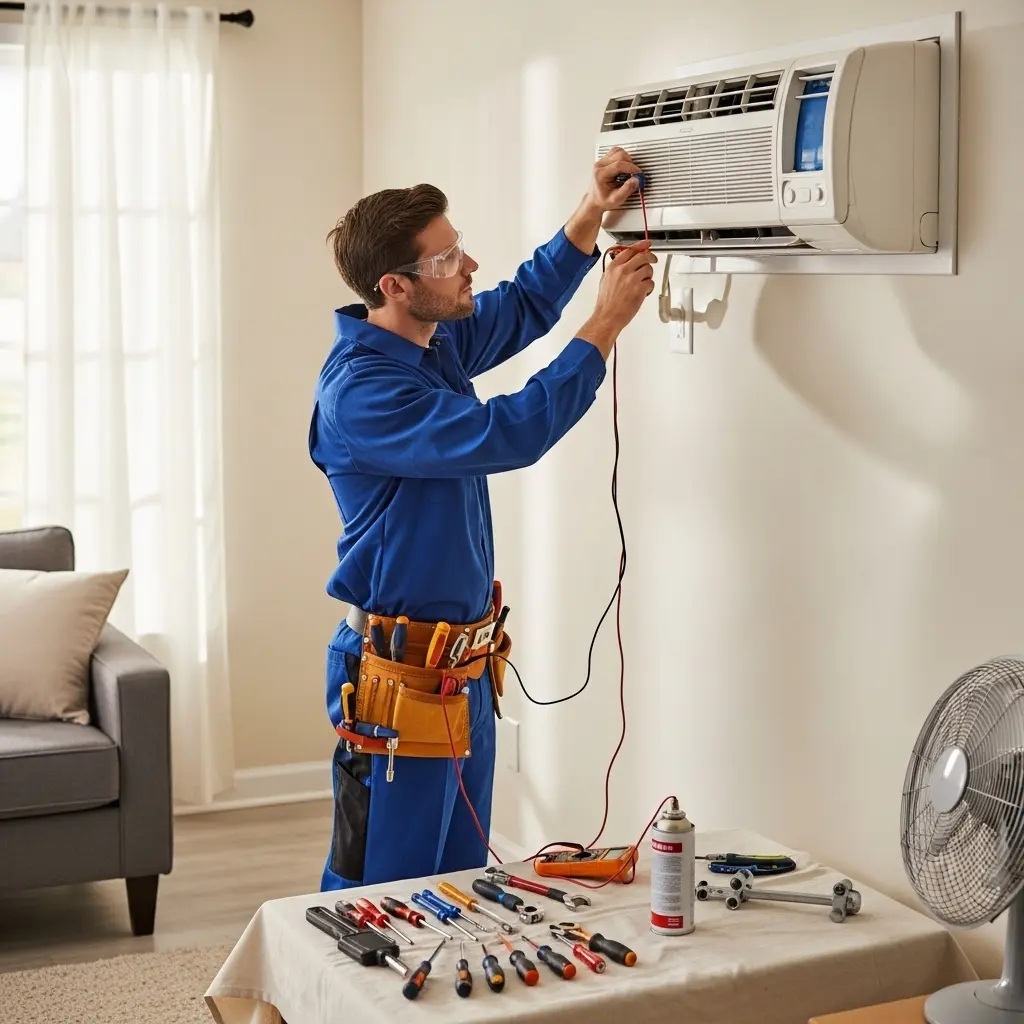 Etimesgut Finlux Finlux klima gaz dolumu ve bakım – Enerji verimliliği artırıldı. - Teknik servis örneği